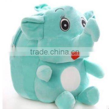 plush animal bag with elephant design