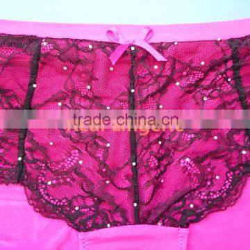 Sexy Plus Size Underwear Set, Microfiber Bra Set