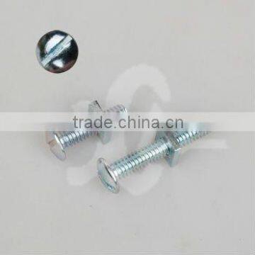 Carbon steel slotted roofing bolt with squre nut M4 XL-B02