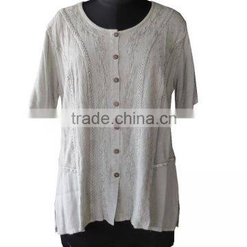 Soft Sexy New Ladies Knitted Top/tops Casual Wear Blouse Green Design Kurti Dress/Garment photo-4