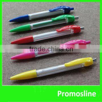 Promotional cheap advertise pens with custom logo grip