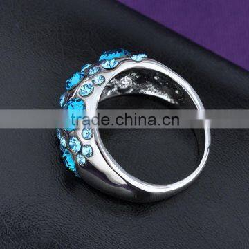 Cheap Price Wholesale Gold Ring Designs Colorful Crystal Stone Ring for Girls photo-5