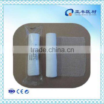 Seamed Gauze Bandage, Selvaged, Made of 100% Cotton Cloth