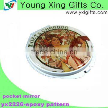 Elegant Shape Metal Compact Mirror
