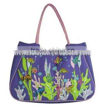 2015 Best Sell Customized Striped Beach Bag photo-5