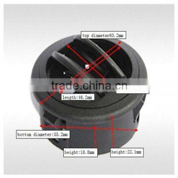 Adjustable Black Round Auto Air Vent photo-2