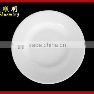 White melamine children's plate