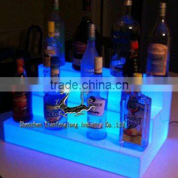 Glowing LED Bottle Display 3 Tier / perspex store display stand                        
                                                Quality Choice