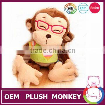 Cute Wholesale Customed Oem Cute Monkey Plush