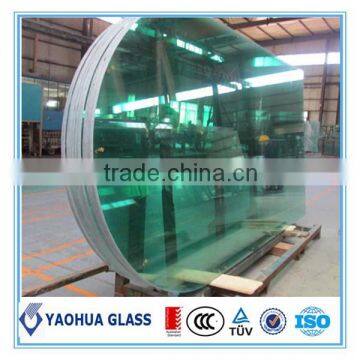 10-12mm clear tempered glass for swimming pool fencing and Stair Railing,Balustrade