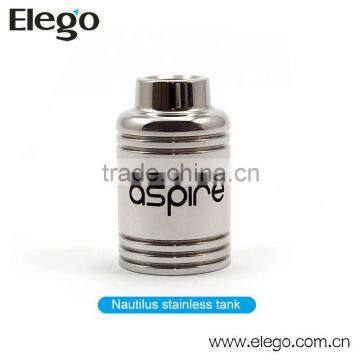 2014 newest wholesale in stock stainless steel aspire nautilus tank