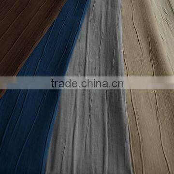 crinkle bubble blackout curtain fabric
