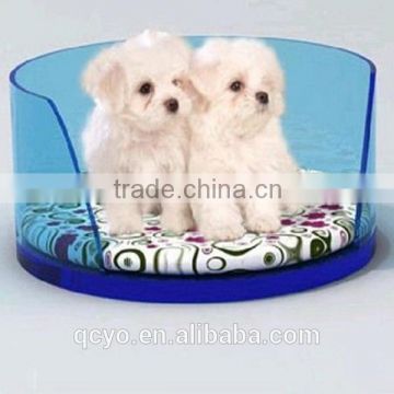 lucite acrylic pet dog bed QCY-ABD-35