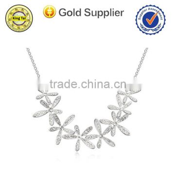 ruby diamond necklace silver chain for elegant female design 2015