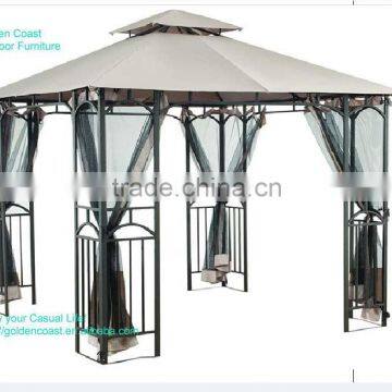 FG-138 3x3m antique metal gazebo with mosquito net