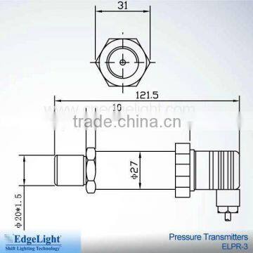 ELPR-3 Pressure Transmitters Sensor hot sale from Edgelight