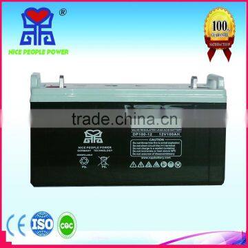 Rechargeable batteries and Maintenance Free 12v100ah deep cycle battery for solar power system