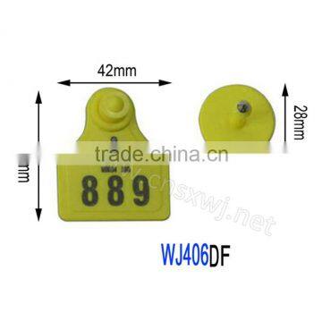 Laser Code best seller visible Pig ear tags WJ406-DF