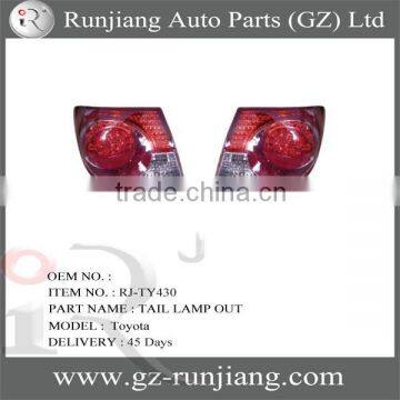 For Toyota Corolla 2003 Tail Lamp Outer and Tai Lamp Inner