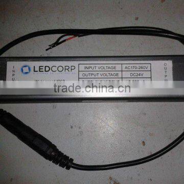 Waterproof constant voltage LED power supply 15W