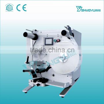 Shangyu factory price easy operate semi-auto round bottle labeling machine for sale