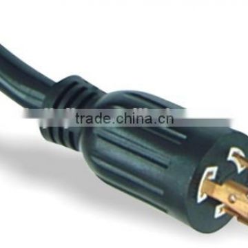 NEMA L6-20P locking power cord plug with cUL approval