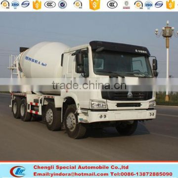 New model cement mixer truck, 12m3 concrete mixer truck, cement mixer truck