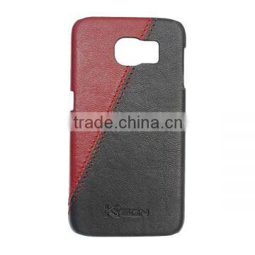 Fancy original leather cell phone cover case for samsung galaxy s6 edge