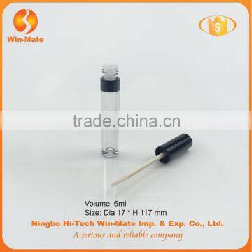 New Arrival High Quality Clear Acrylic Lip Gloss Tube With Applicator photo-4