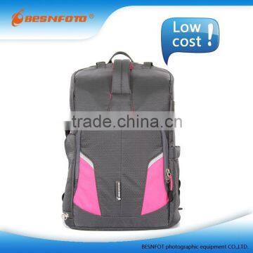 Nylon Material professional hard bag stylish bag hidden camera laptop backpack