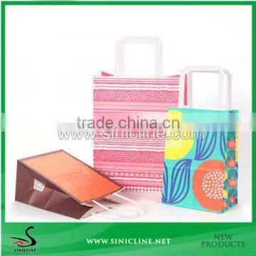 Sinicline Fashion Design Handmade Recyle Colorful Gift Kraft Bag photo-5