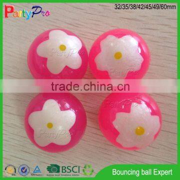 hot new products for 2015 best wholesale websites alibaba China 3D figure paper card high bouncing rubber ball