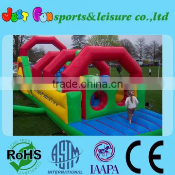 inflatable bouncer with obstacle ,commercial giant inflatable games