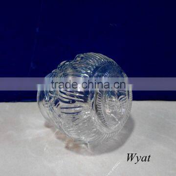 Lotus Shape Glass Candle Holders Small Glass Candle Jars 100ml 3oz photo-3