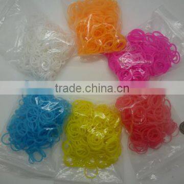 Silicone loom bracelet / Mini rubber band with smell / DIY loom bands 2014