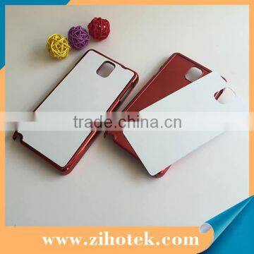 PC Sublimation Blank Case for Samsung Note 3 With Aluminum Inserts