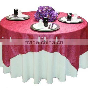 100%polyester tablecloth, banquet/hotel table cover, satin table overlay