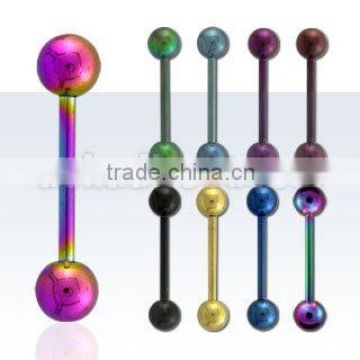 Anodized barbell