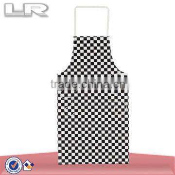 LR Checkered Bib Chef Apron