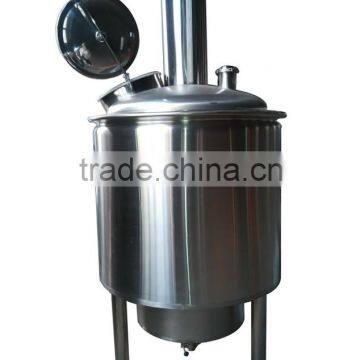 beer brew pot 500L direct fir heated brewery for sale