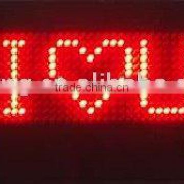 led LOVE display / led badge