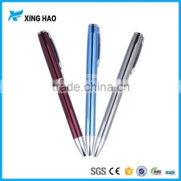 2016 new arrival promotion custom metal pens with logo and color