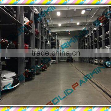 Hydraulic Driven No Power Consumption During Descending Automatic Smart Car Parking