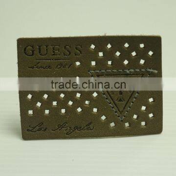 Custom Jeans pu Label and Jeans Leather Patch Labels