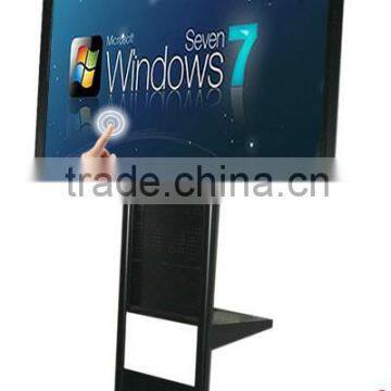 60 Inch All In One LCD Kiosk IR Touch Advertising Player Monitor