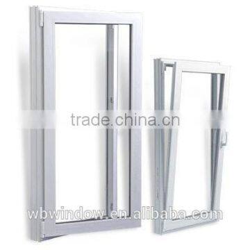 Best price of uPVC tilt and turn kitchen glass window,,uPVC framed single glazed tilt and turn window