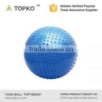 TOPKO custom printed eco friendly gym ball anti-burst yoga ball