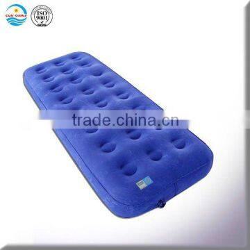 Hot sales inflatable air mattress with flocking
