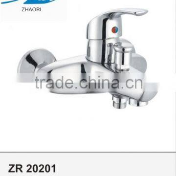 ZR20201 chrome plating brass body zinc handle bath-shower faucet