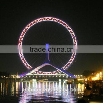 City Landscape Amusement Electric Musical Ferris Wheel with 24 Cabins